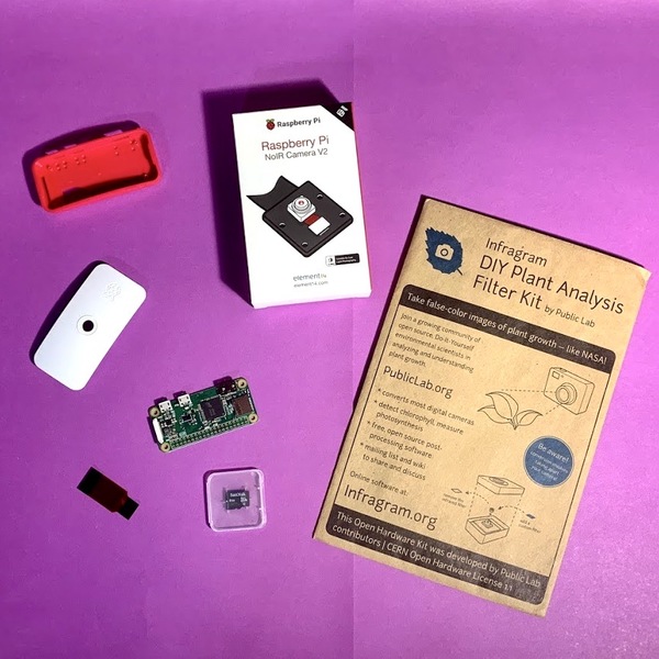 Materials for the Raspberry Pi Infragram Camera